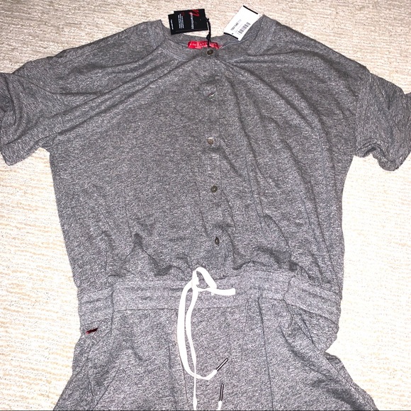 NWT N:Philanthropy Finn Romper, Heather Grey - Picture 7 of 9